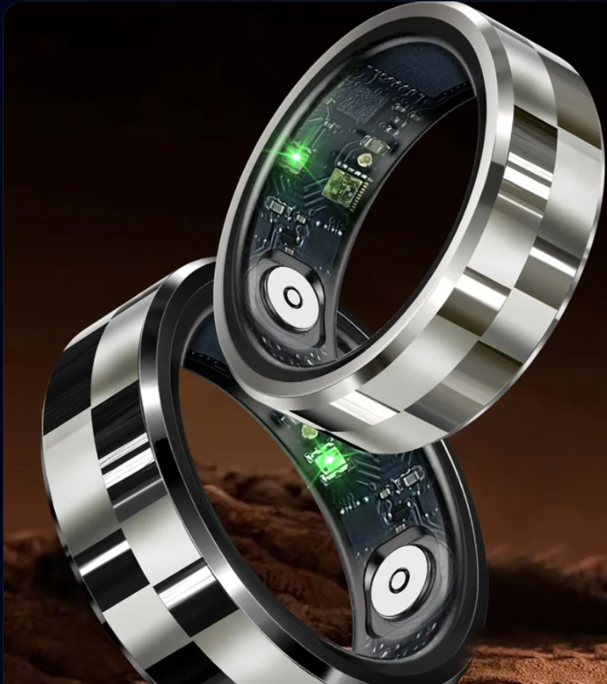 Xyre rings showing internal sensors